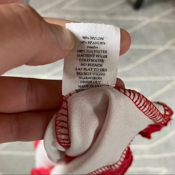 Pinc Hot Pink Lace Ruffle Tank Top Small - Picture 4 of 4